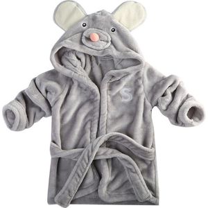 Baby badjas – badjas voor baby - badjas muis, vanaf 12 maanden - kraam cadeau