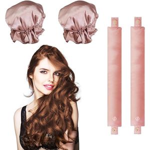 Heatless Curls - Haar Kruller - Haarkruller - Krullen zonder Warmte - Krullen zonder Hitte - Krullend Haar Producten - Haarrollers - Krulspelden - Heatless Curls Tool - Heatless Curler