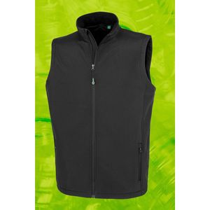 Result Gerecycleerde heren softshell-bodywarmer R902M - Black - XXL