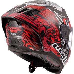 LS2 Helm Dragon Enthum FF807 rood maat XL