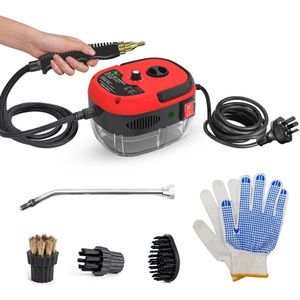 BellissiBo® Stoomreiniger - Reinigingsmachine - Krachtig - Draagbaar - 2500W - 105°C Stoom - 6 Snelheden - Grote Watertank