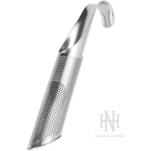 Holland & Noble - Solide RVS Theezeef – Losse Zeef – Herbruikbare Thee stick – Thee Infuser - schuif model - Hangend - thee Pijp - Theezeefje - Kruidenfilter - Voor losse thee
