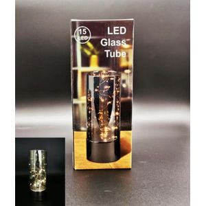 Glazen led lamp  - 15 LEDs - Kerstverlichting- Kerst - Sfeer - luxe