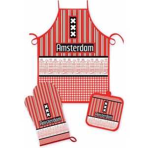 Keukenset Amsterdam Gevels Rood/zwart - Souvenir