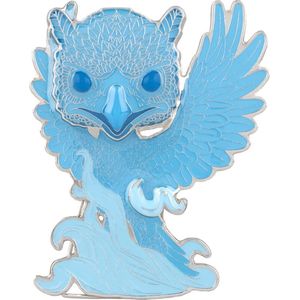 Funko Harry Potter - POP! Enamel Patronus Albus Dumbledore 10 cm Pin - Blauw