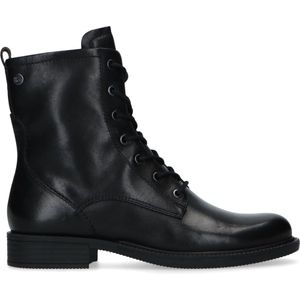 No Stress Leren Veterboots Zwart