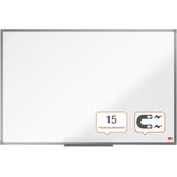 Nobo Essence Magnetisch Whiteboard 90x60cm met Pennengoot - Magneetbord met Aluminium Lijst - Staal - Wit