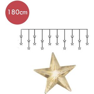 Lichtgordijn LED met sterren 1,8 m - 20 lampjes