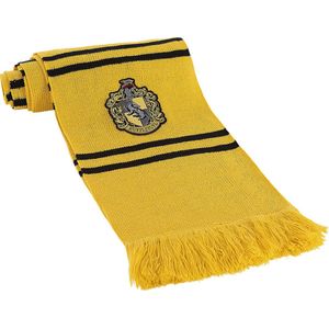 FUNIDELIA Harry Potter Huffelpuf-sjaal voor volwassenen - Geel