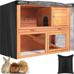 Indoor Outdoor Konijn Hutch Cover 4ft Huisdier Konijn Kooi Stof Cover Waterdichte 420D Oxford Zware Bunny Hutch Gevogelte Kooi Covers