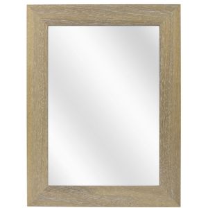 Spiegel met Brede Houten Lijst - Vergrijsd - 40 x 50 cm