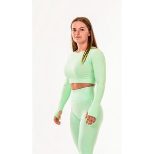Vital sportoutfit / sportkleding set voor dames / fitnessoutfit legging + sport top (mint green)