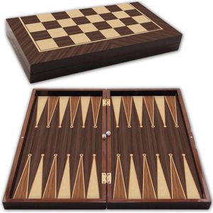 Backgammon - Tavla - Bordspel - 48,5 x 26 x 6,5 cm