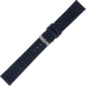 Morellato PMX062JUKE PC horlogebandje - Leer - Blauw - 20 mm