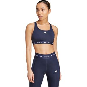 adidas Performance TECHFIT Medium-Support Beha - Dames - Blauw- XS A-B