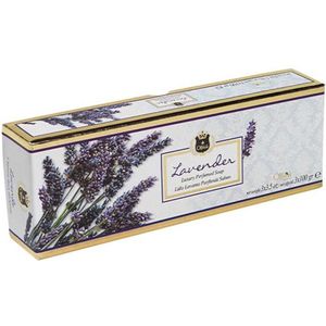 Olivos Luxe Lavendelzeep - 3x100 g - 100% natuurlijk - zachte reiniging en hydratatie