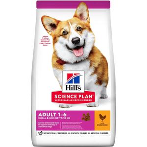 4x Hill's Adult Small & Mini with Chicken 3kg