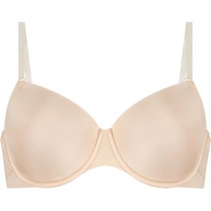 Hunkemöller Dames Lingerie Voorgevormde strapless beugel bh Transparent Back - Beige - maat A80