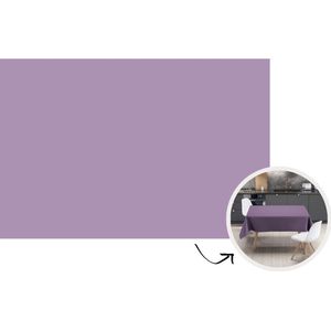 Tafelkleed - Tafellaken - 220x150 cm - Interieur - Paars - Kleuren - Paarse - Kleur - Effen - Binnen en Buiten
