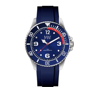 Nato Horloge Blauw-R. incl blauwe siliconen band