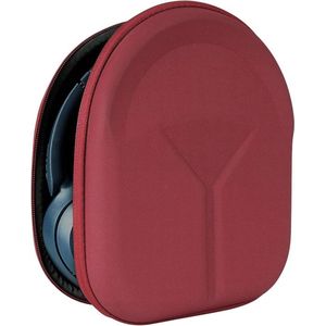 Koptelefoonhoes Shield compatibel met Sony WH-CH520 MDR-XB950BT - Hoofdtelefoonhoes met harde schaal en kabelopslag (Rood)