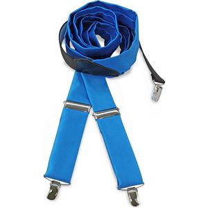 We Love Ties - Bretels - 100% made in NL, polyester stof process blue