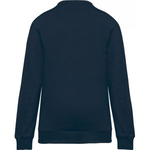 Sweatshirt Unisex XS WK. Designed To Work Ronde hals Lange mouw Navy / Royal Blue 70% Polyester, 30% Katoen