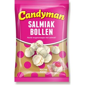 Candyman Salmiak bollen (15x100g)