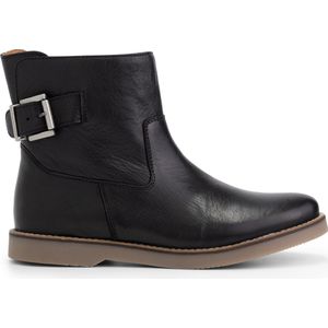 Travelin' Louargat Dames Leren Enkellaarsjes - Boots vrouwen - Zwart Leer - Maat 40