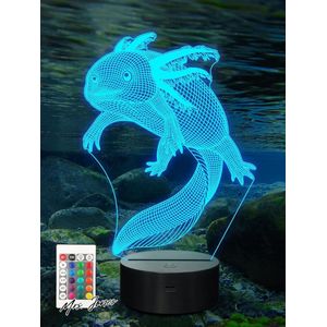 Mrs. Jones 3D-illusielamp voor kinderen 16 kleuren veranderen met afstandsbediening kinderkamerdecoratie als kerstvakantie verjaardagscadeaus .