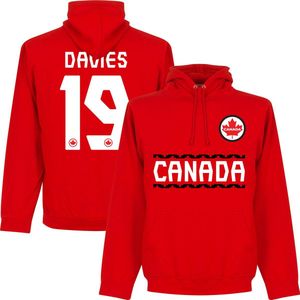 Canada Davies Team Hoodie - Rood - Kinderen - 152