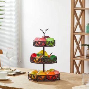 Luxe fruitschaal – Fruitmand – Fruitmandje – Fruit Opberger – Fruit Bowl – Fruit Basket – Luxe Fruit Etagere