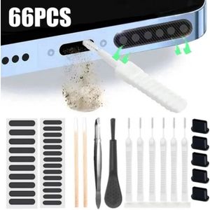 66-delige Reinigingsset - Voor Mobiele Telefoons