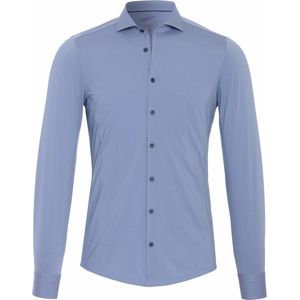 Pure - Functional Overhemd Blauw - Heren - Maat 40 - Slim-fit