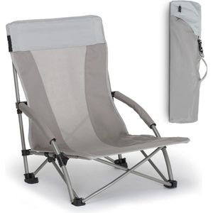 Johnny Beach Chair Strandstoel opvouwbaar Klapstoel Strand (100 kg) - brede poten & lage zithoogte - Kampeerstoel met rugleuning beach sling chair