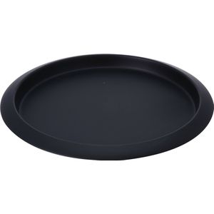 Excellent Houseware Dienblad - of kaarsenplateau - D35 cm - metaal - zwart