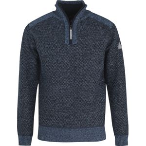 BJØRNSON Thymo Fijn Gebreide Pullover Heren - Fleece Gevoerd - Maat 2XL - Blauw