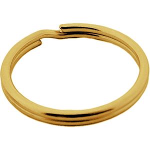 CombiCraft platte goudkleurige sleutelringen 34mm - per 100 stuks