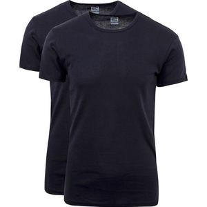 Alan Red - Copenhagen T-shirt O-Hals Navy 2-Pack - Heren - Maat M - Slim-fit
