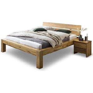 Bed Box Wonen - Eiken houten bed BB-Line 200 - 180x200 - Natuur geolied