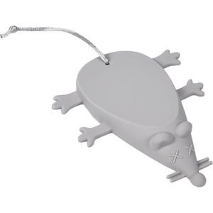 Siliconen Deurstopper Leuke Speelgoed - Muis Vorm - Thuis en Tuin - Grijs .