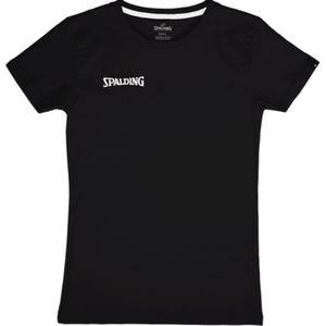 Spalding Essential T-Shirt Dames - Zwart | Maat: M