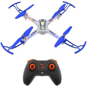 Revolt RC Drone met Verlichting - Afstandsbestuurbare Night Hawk Stuntdrone met 16 Stunts - Syma Beginnersdrone voor Kinderen - Met Automatische Landing - USB-Oplaadbaar