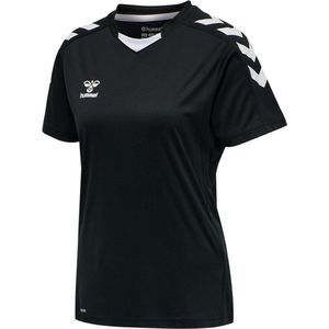 Hummel Core XK Poly Shirt Dames - sportshirts - zwart - Vrouwen