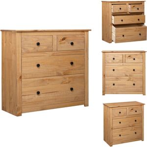 vidaXL Dressoir - Dressoirs - Houten Dressoir - Bijzetkast - Dressoir Panama Range 80x40x83 cm grenenhout