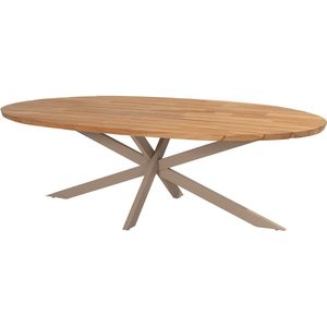 Taste Prado ovale tuintafel 240x115 cm - teak/latte