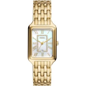 Fossil RAQUEL ES5304 Dames Horloge 26 mm - Goudkleurig