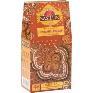 BASILUR Caramel Dream - Zwarte losbladige Ceylon-thee met natuurlijk karamelaroma, 100 g