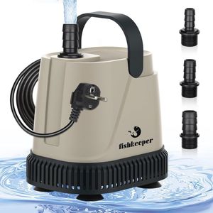 Onderdompelbare Waterpomp 30W - Stil, Verstelbaar voor Aquarium, Vijver en Tuinfontein - 2000 l/u Maximaal Debiet