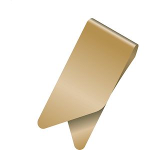 Paperclip Goud stijlvol per 25 paperclips in een doosje verpakt per 5 doosjes